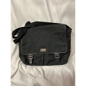 Coach Signature Messenger Bag Crossbody Black Laptop Briefcase Business F70293